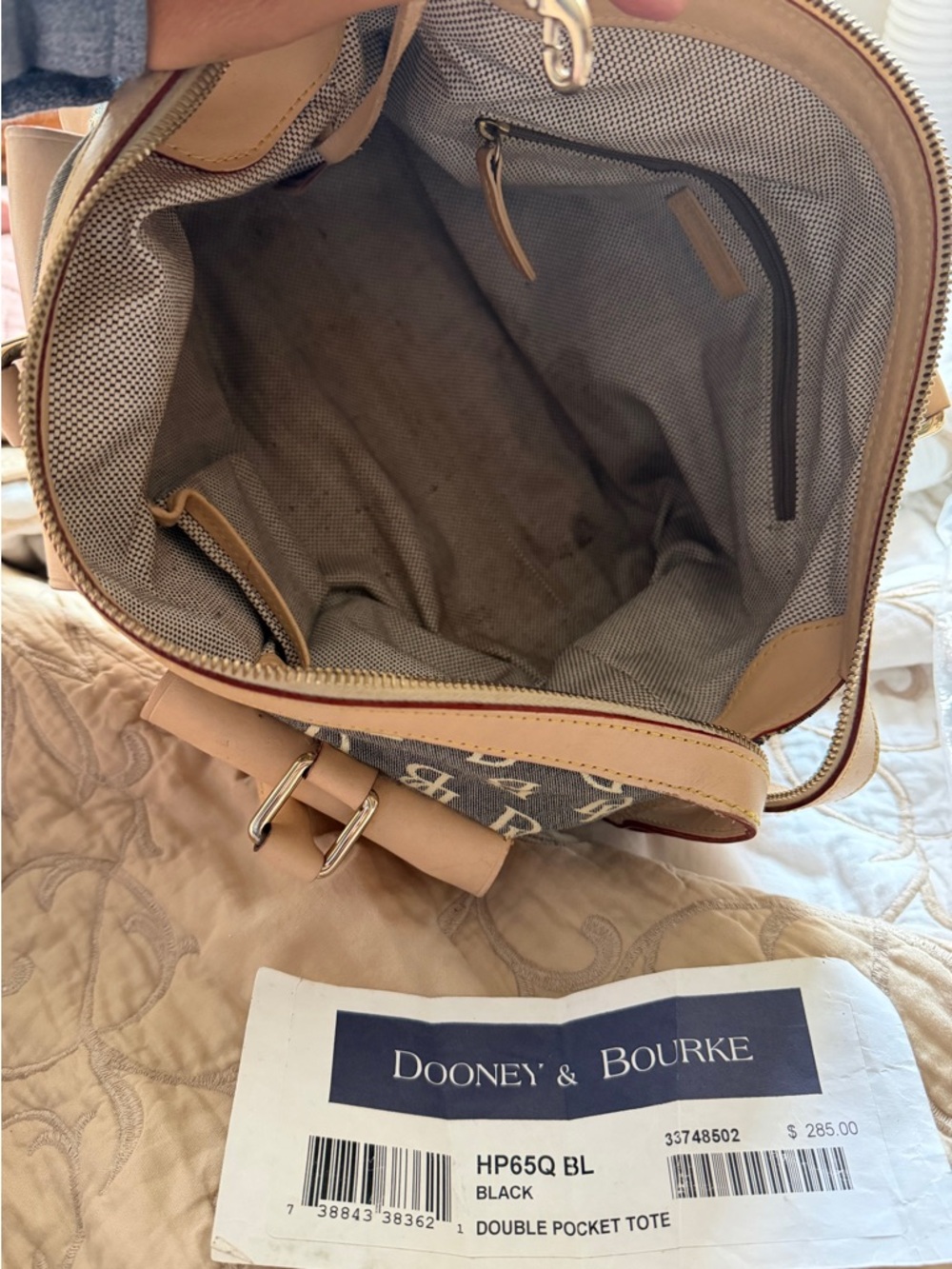 2 Set VTG Dooney & Bourke sachels  One Dustbag &1 PriceCard FIRM FINAL$126 - Picture 2 of 16